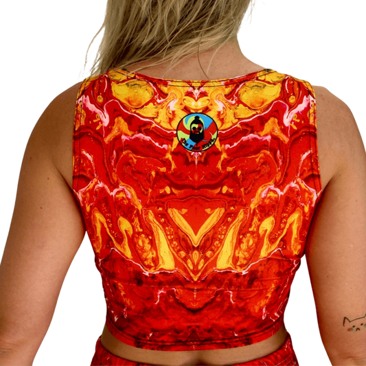 "Birth Of A Phoenix" Crop Top