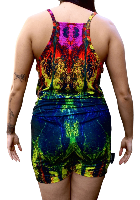 "A Rainbow In The Dark" Romper