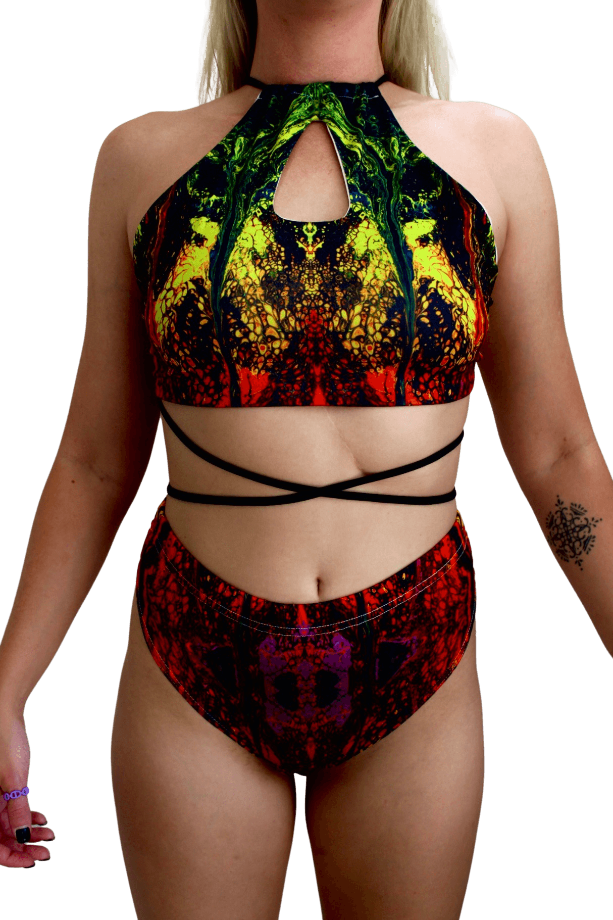 "A Rainbow In The Dark" Bikini - Pour Hippy Drip - The Pour Hippy