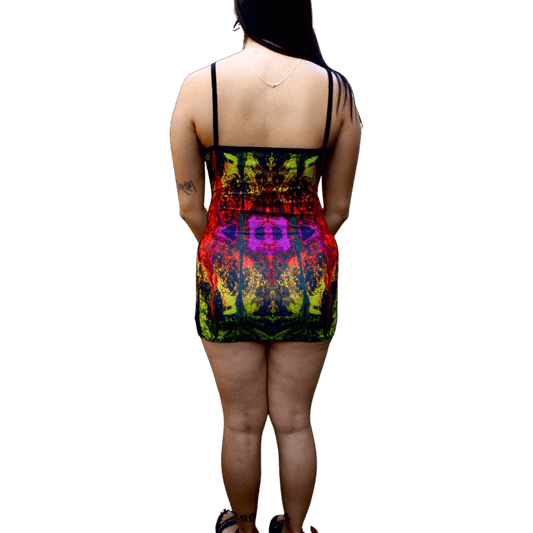 "A Rainbow In The Dark" Bodycon Dress - Pour Hippy Drip - The Pour Hippy