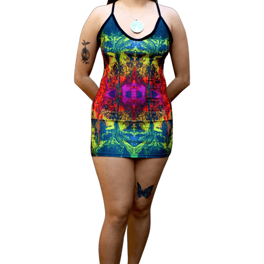 "A Rainbow In The Dark" Bodycon Dress - Pour Hippy Drip - The Pour Hippy