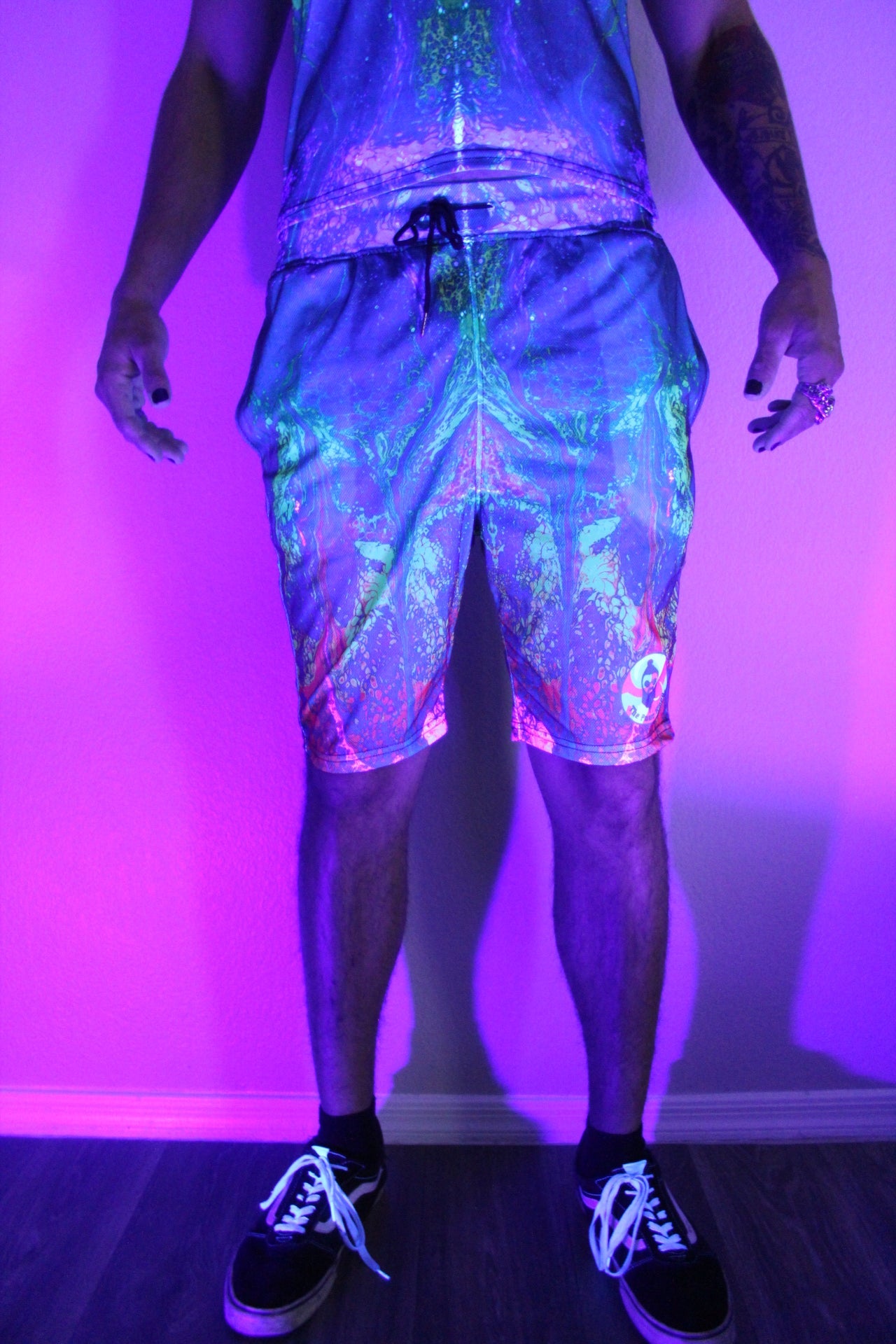 "A Rainbow In The Dark" Shorts - Pour Hippy Drip - The Pour Hippy