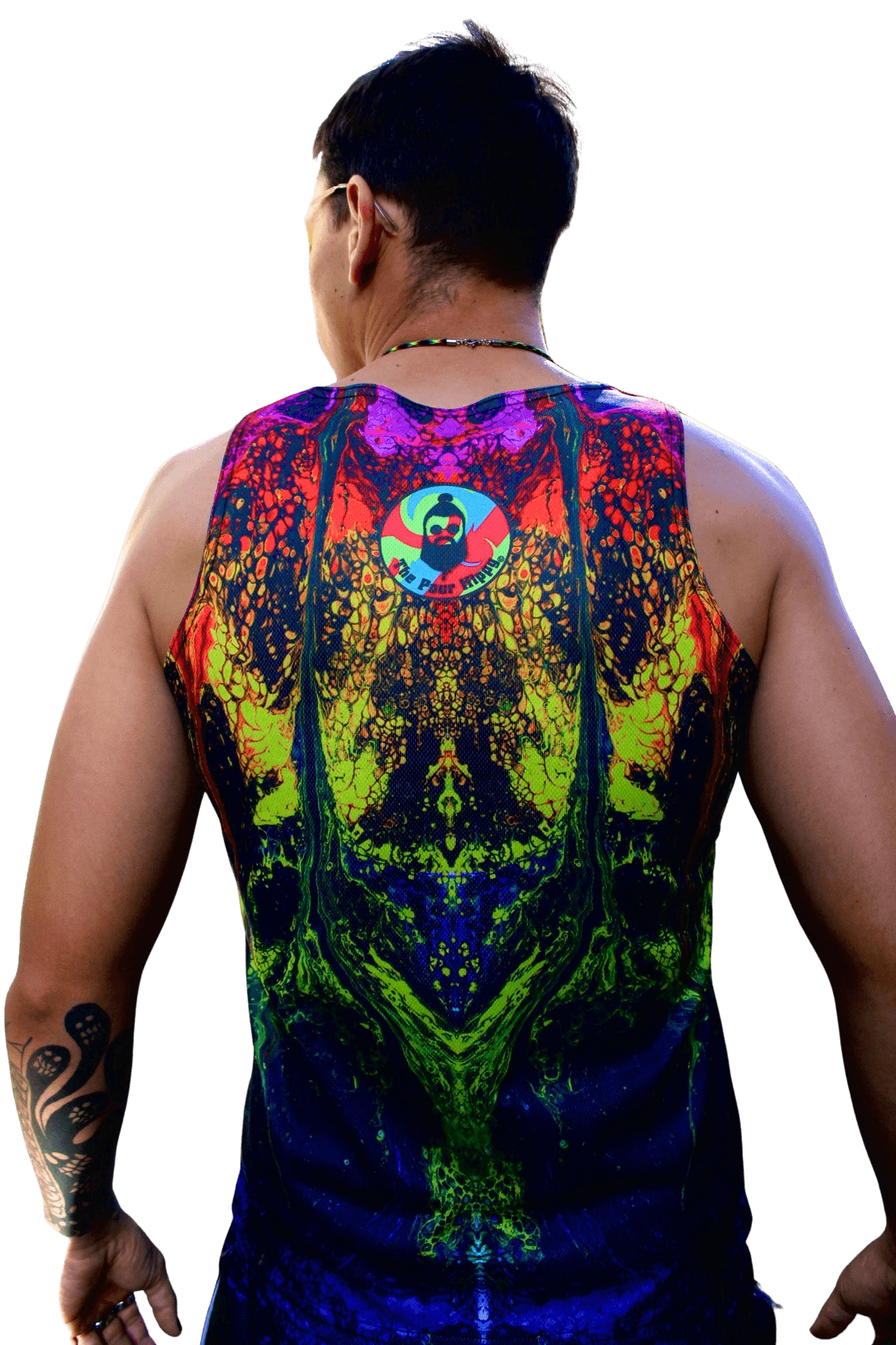 "A Rainbow In The Dark" Unisex Tank Top - Pour Hippy Drip - The Pour Hippy