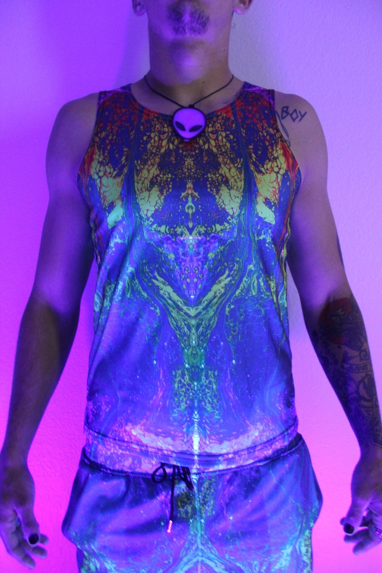 "A Rainbow In The Dark" Unisex Tank Top - Pour Hippy Drip - The Pour Hippy