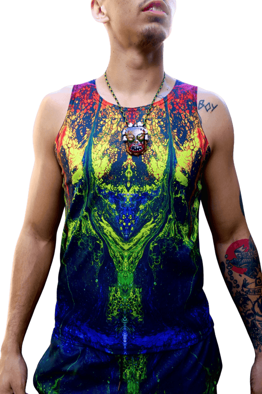 "A Rainbow In The Dark" Unisex Tank Top - Pour Hippy Drip - The Pour Hippy