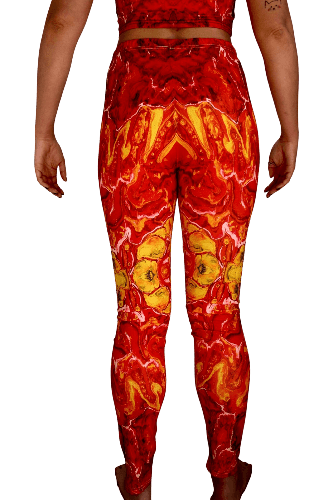 "Birth Of A Phoenix" Leggings - Pour Hippy Drip - The Pour Hippy