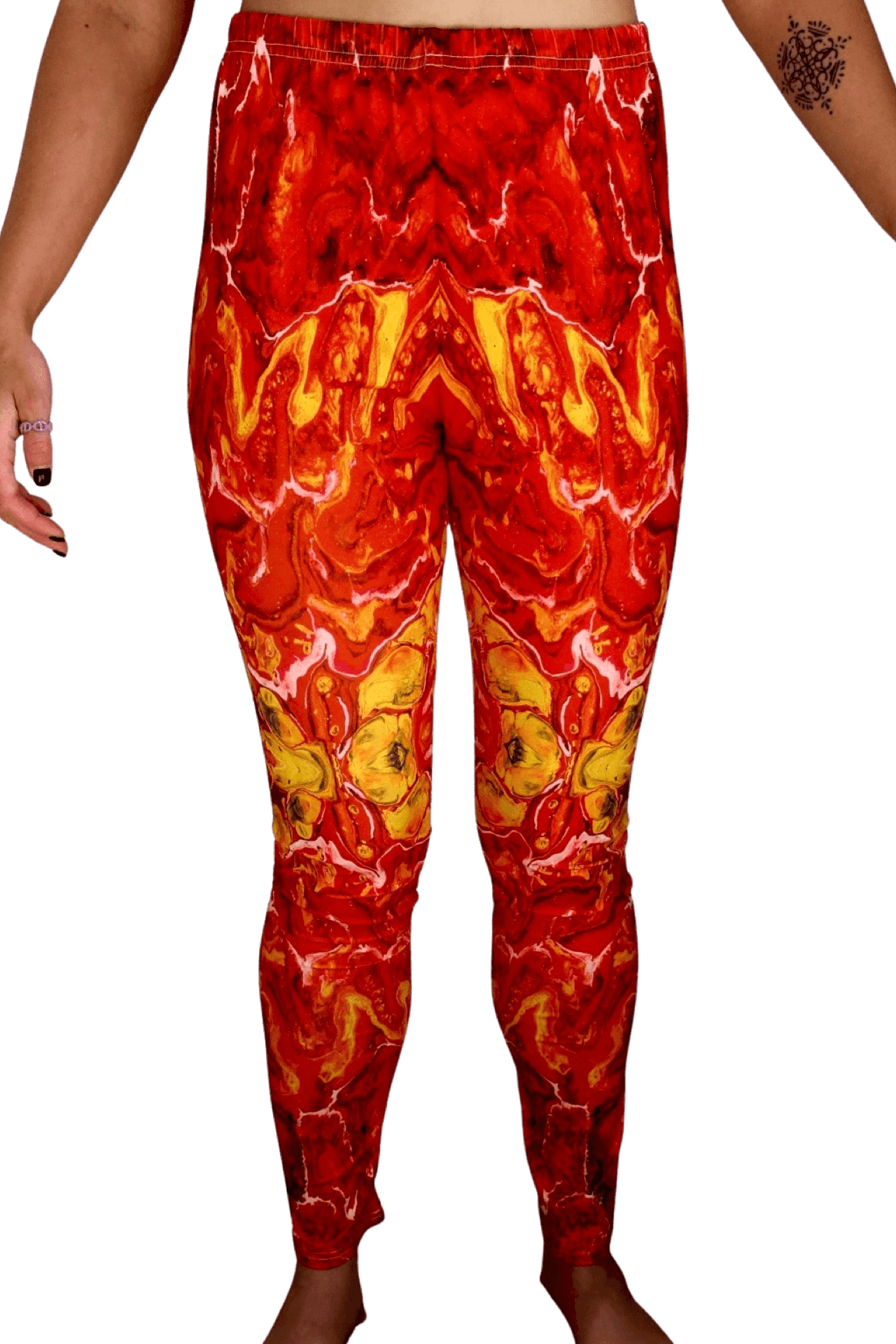 "Birth Of A Phoenix" Leggings - Pour Hippy Drip - The Pour Hippy