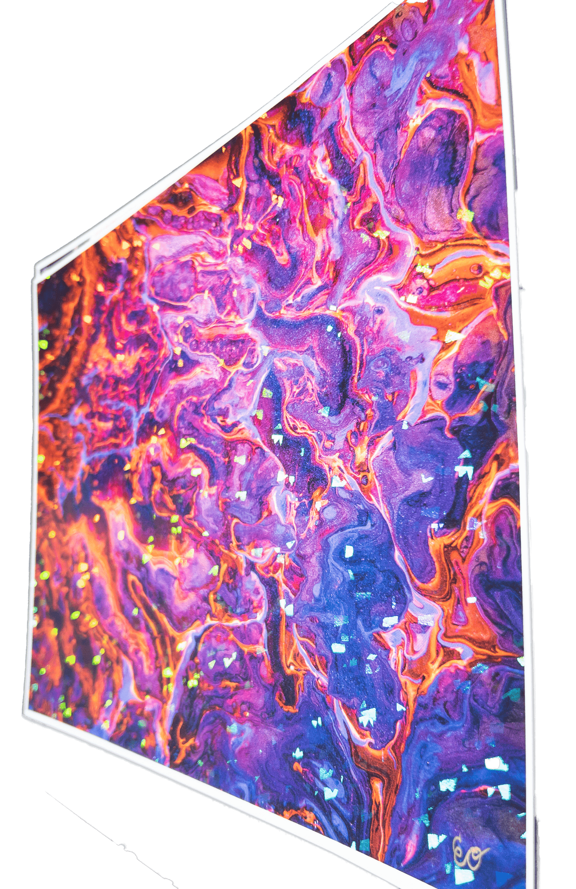 "BIRTH OF A PHOENIX UV" PRINT (HOLO & GLOSS) - Prints - The Pour Hippy