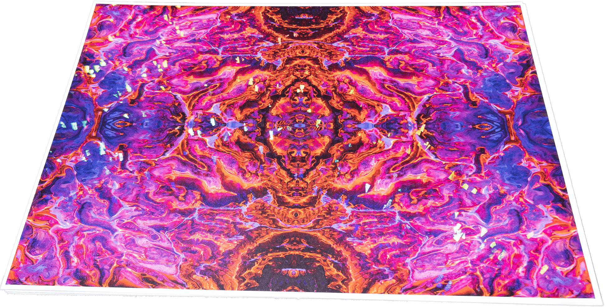 "BIRTH OF A PHOENIX UV RORSCHACH" PRINT (HOLO & GLOSS) - Prints - The Pour Hippy