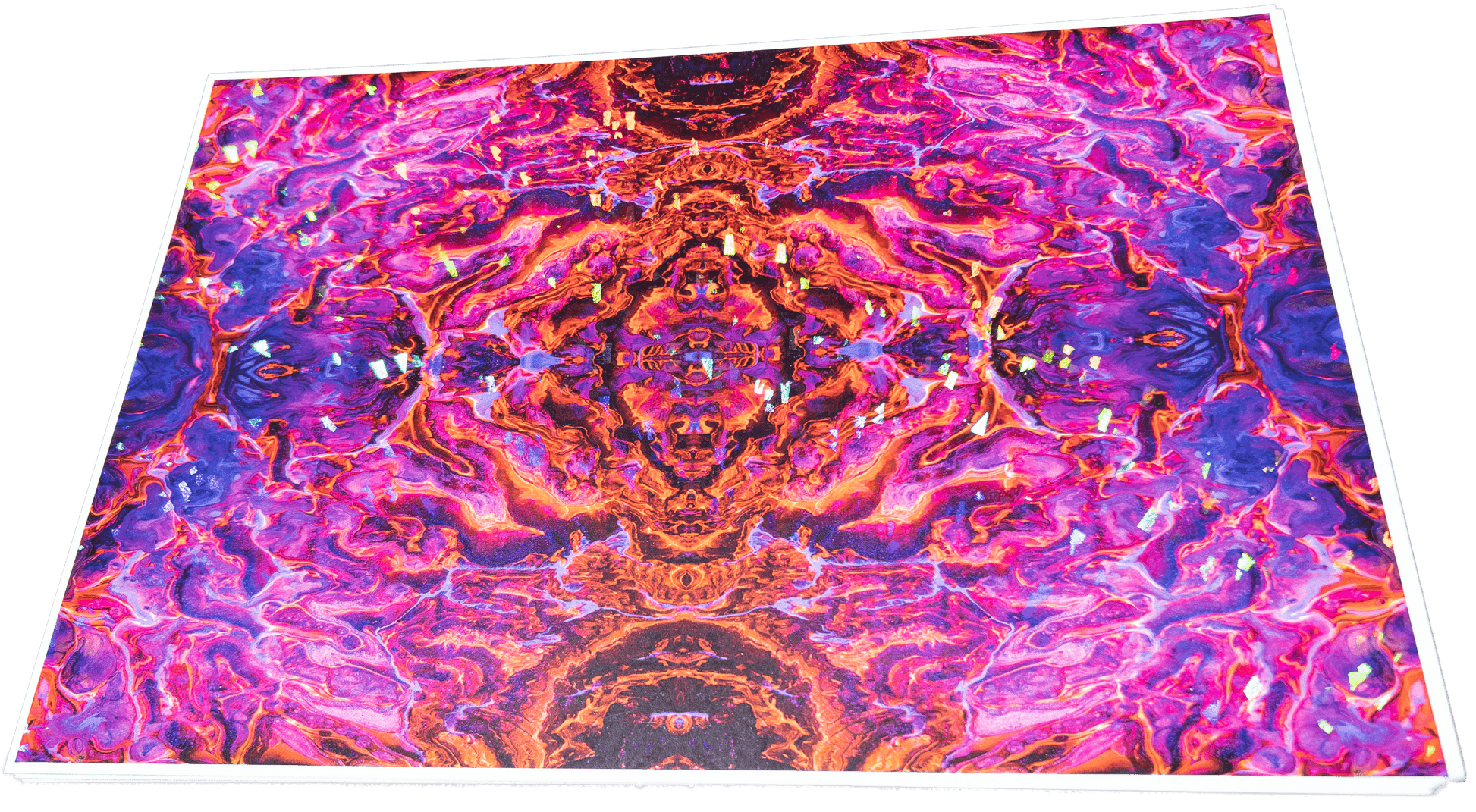 "BIRTH OF A PHOENIX UV RORSCHACH" PRINT (HOLO & GLOSS) - Prints - The Pour Hippy