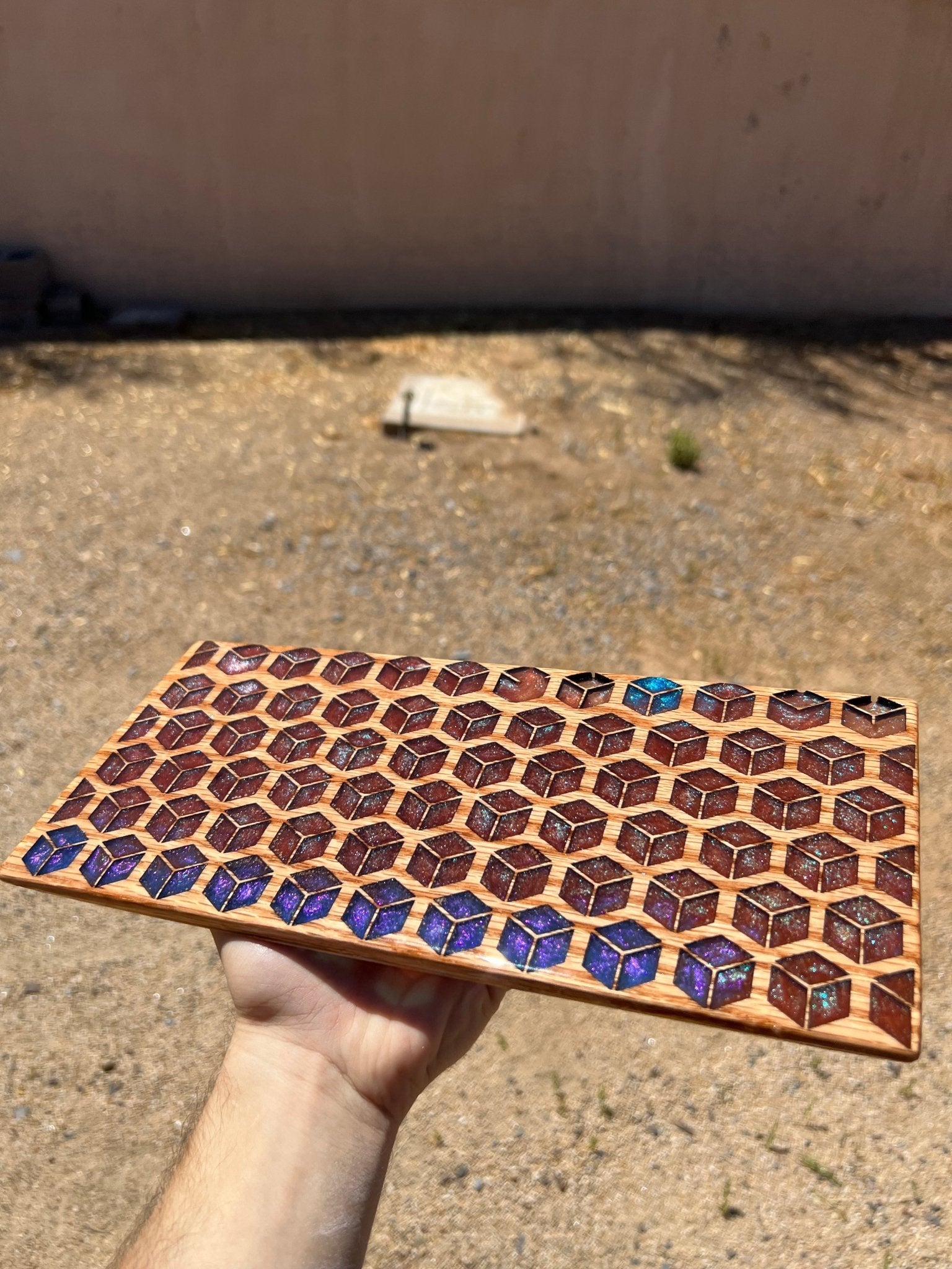 Cedar Charcuterie Boards/Serving Platters - Geometric Wood Art - The Pour Hippy