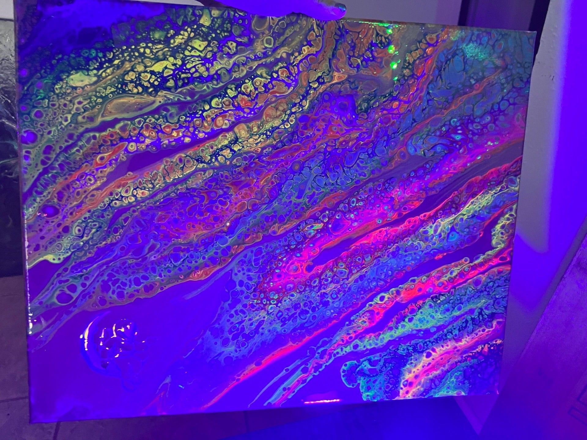 "Celestial Peace" - Original Pour Art - The Pour Hippy