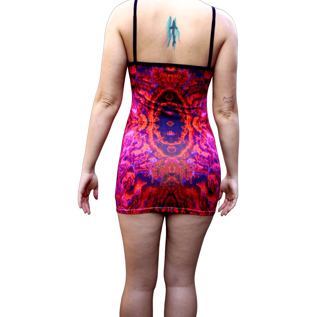 "Dark Phoenix" Bodycon Dress - Pour Hippy Drip - The Pour Hippy