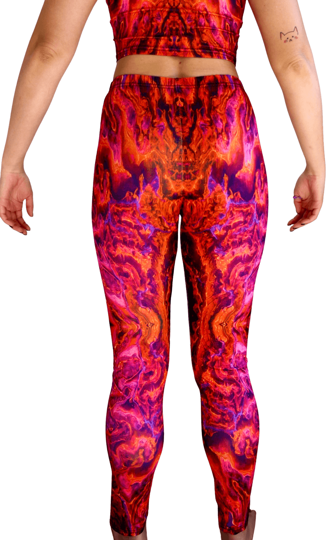 "Dark Phoenix" Leggings - Pour Hippy Drip - The Pour Hippy