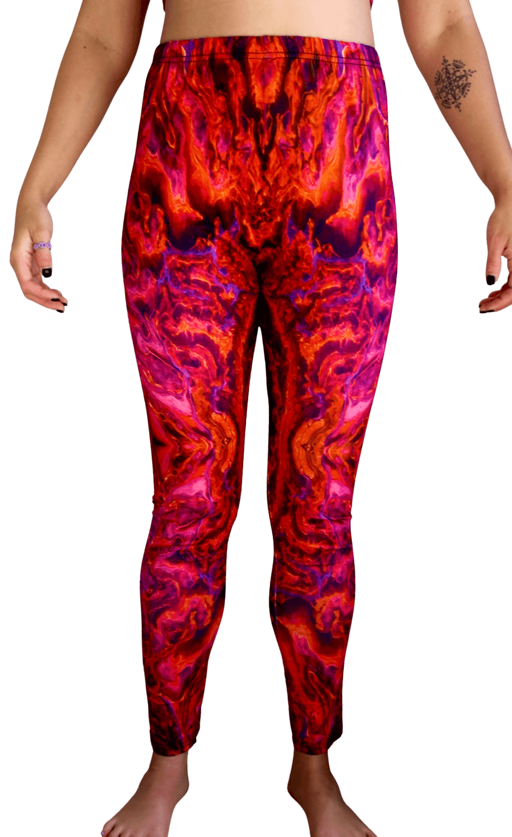 "Dark Phoenix" Leggings - Pour Hippy Drip - The Pour Hippy