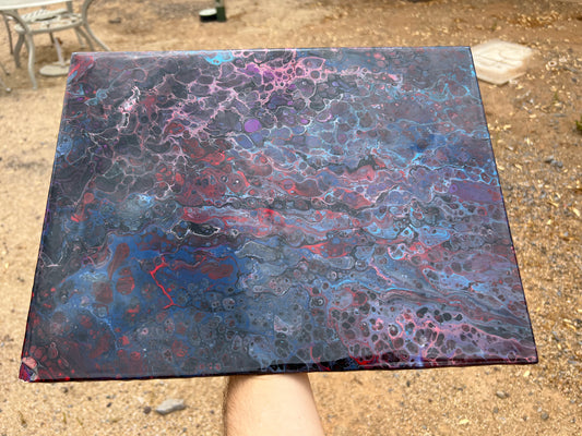 "SUPERNOVA REMNANT" - Original Pour Art - The Pour Hippy