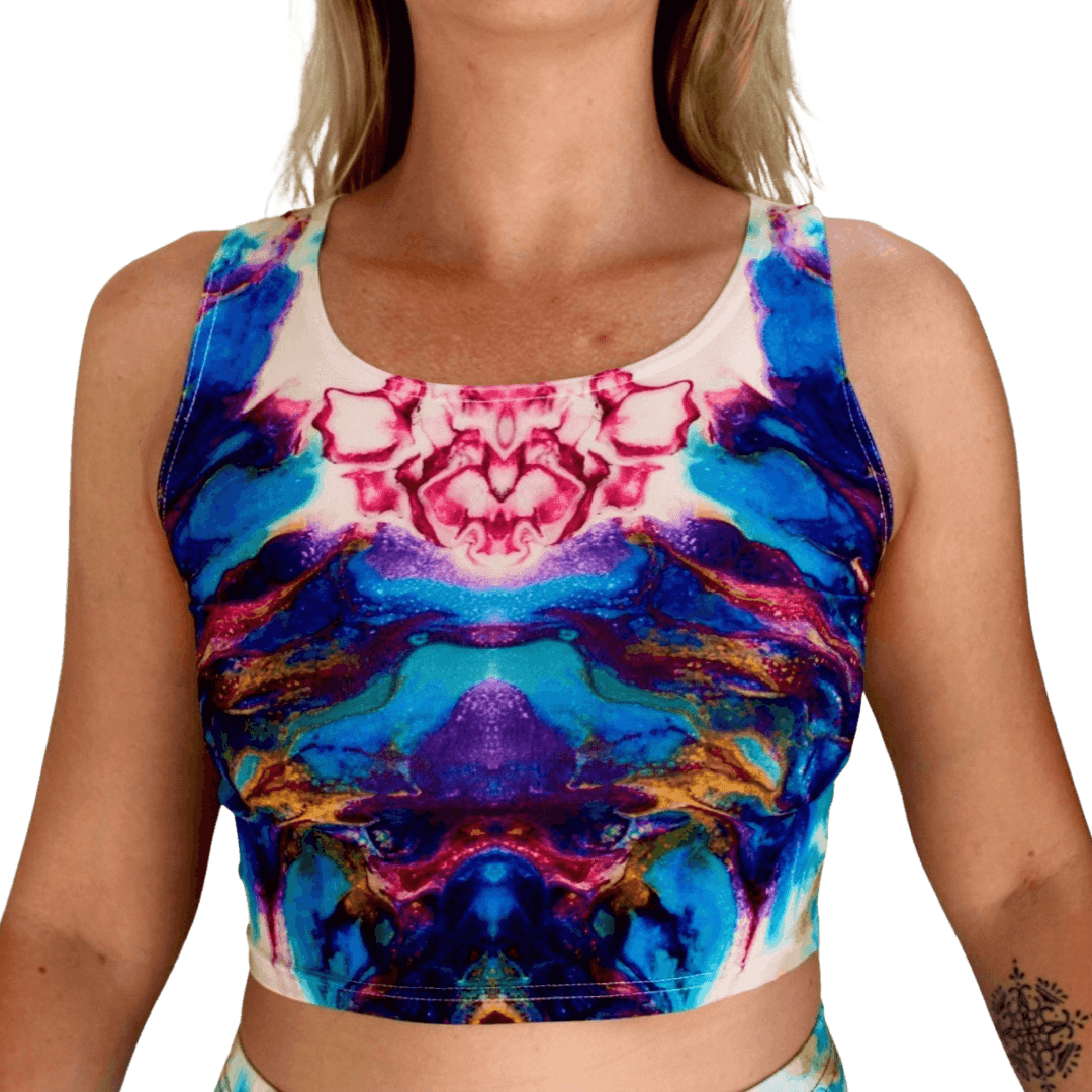 "Look Closer" Crop Top - Pour Hippy Drip - The Pour Hippy