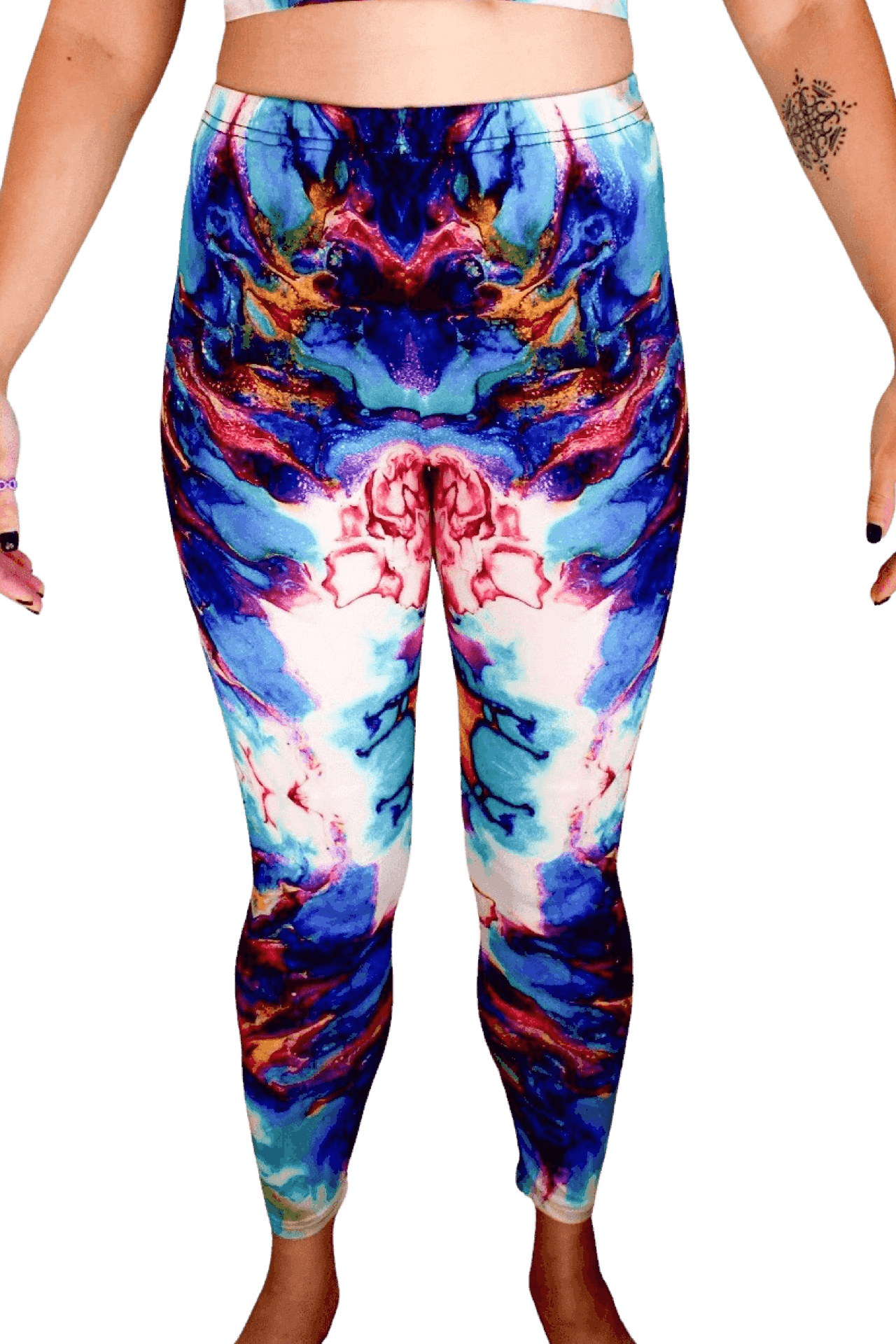 "Look Closer" Leggings - Pour Hippy Drip - The Pour Hippy