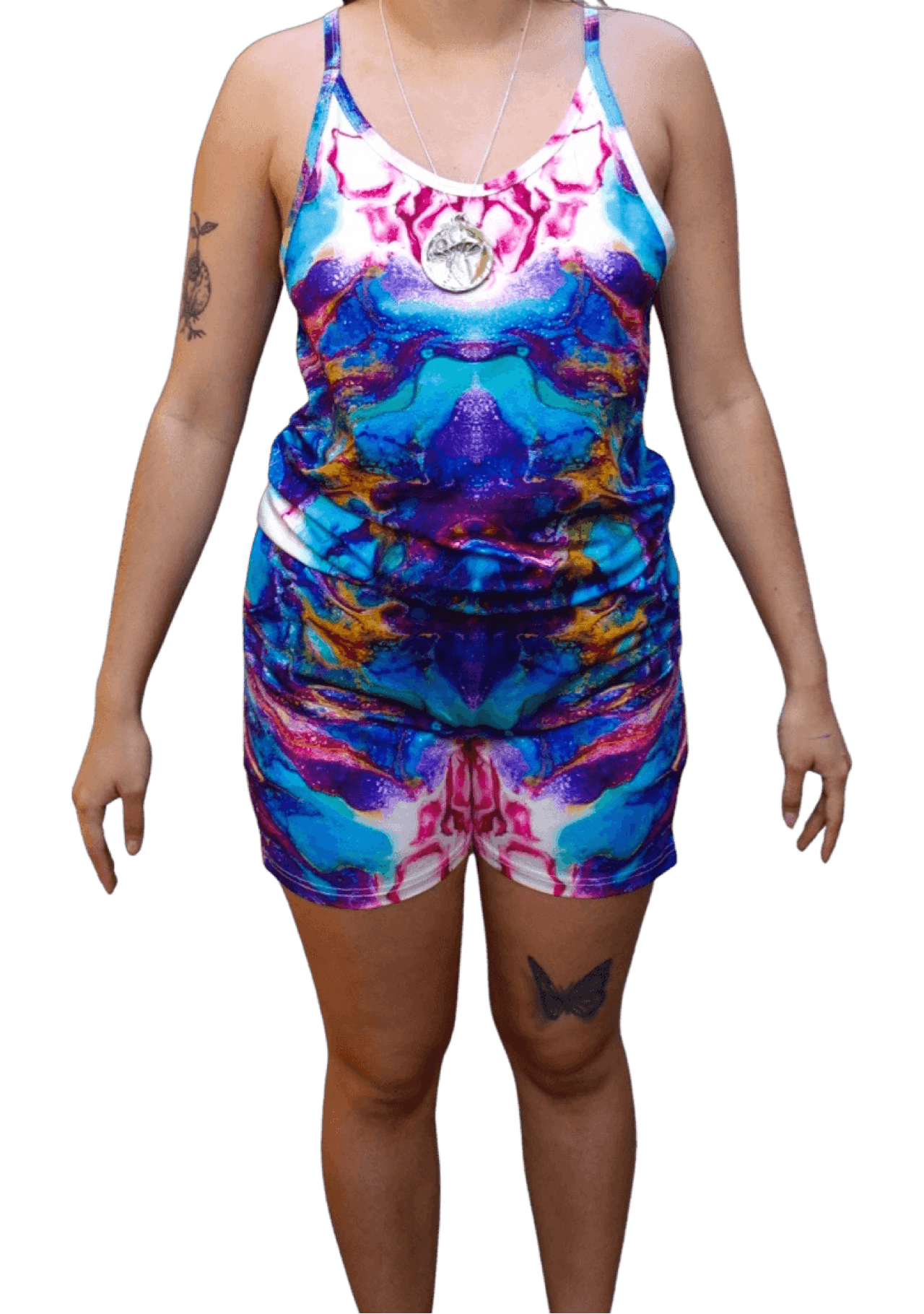 "Look Closer" Romper - Pour Hippy Drip - The Pour Hippy