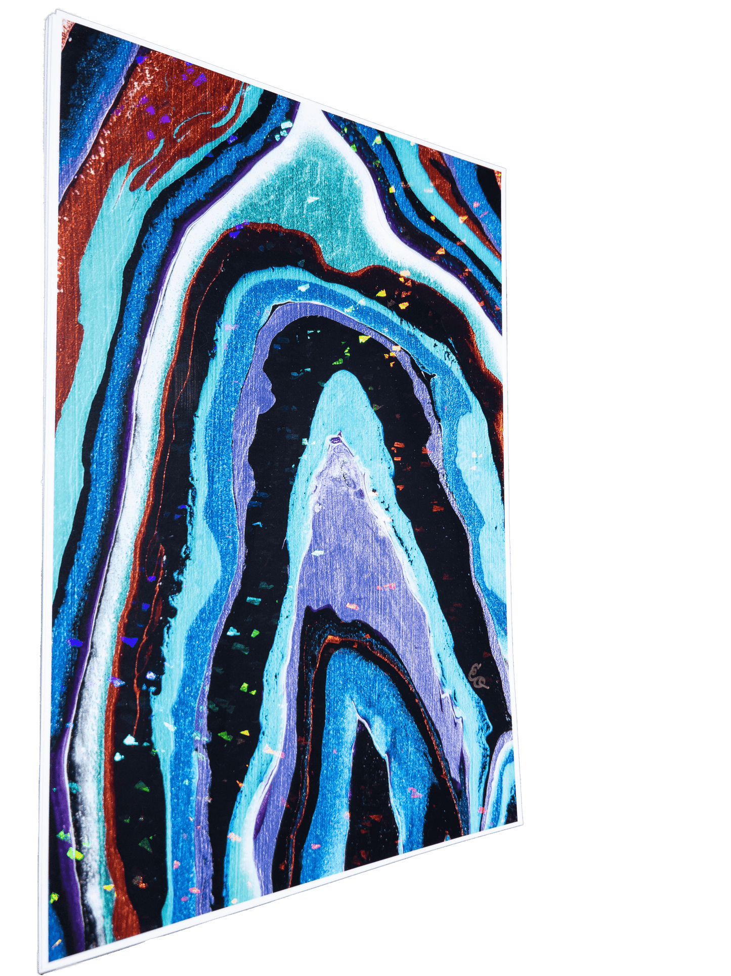 "MOJAVE TURQUOISE DAYDREAM" PRINT (HOLO & GLOSS) - Prints - The Pour Hippy