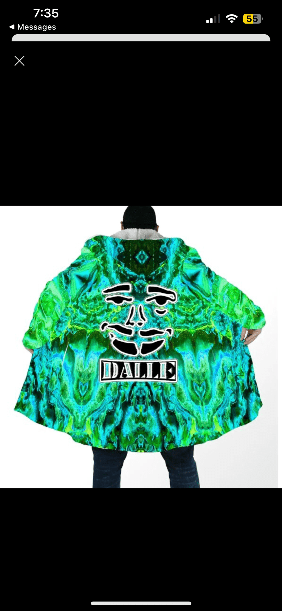 Preorder Custom Cloak - Pour Hippy Drip - The Pour Hippy