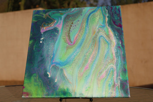 "Water Dragon" - Original Pour Art - The Pour Hippy